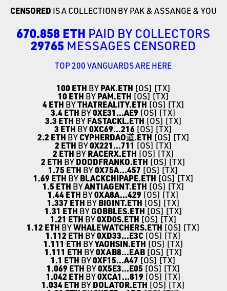 wikileaks's tweet photo. As well as raising over US $50m for Julian Assange's legal costs, more than US $2m was also raised for donations to orgs that fight censorship, champion press freedom and defend fundamental rights #FreeAssangeNOW
 
See top contributors or 'Vanguards' here: https://t.co/HTarzM7OdR https://t.co/chJbsGyFfx
