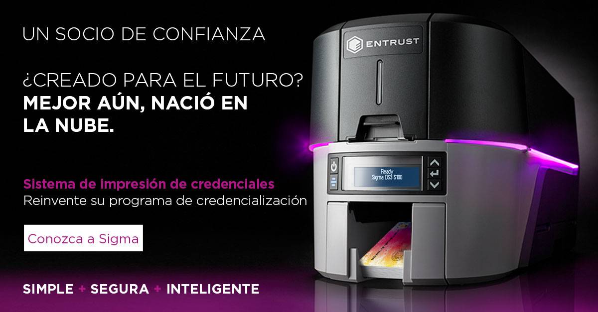 idenpla's tweet photo. La Sigma es una solución de emisión de identificaciones avanzada, debido a su diseño pensado específicamente para los entornos de nube actuales. Descargue nuestro folleto y conozca más. https://t.co/TKnObpMrcD https://t.co/v9Euglwnpb