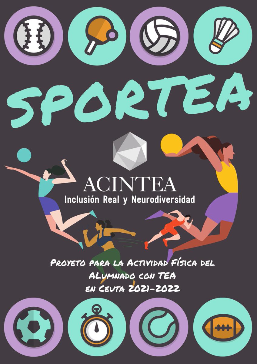 Ceip17_Ceuta's tweet photo. El próximo día 15 comienza el Programa #SPORTEA. Actividades físicas adaptadas para alumnos y alumnas con #TEA. #ACINTEA https://t.co/6wRRjOF3dj