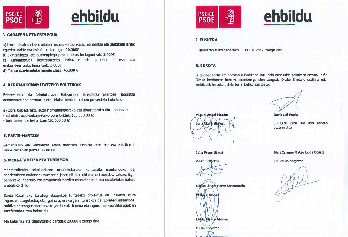 Landerlandia's tweet photo. Los acuerdos municipales entre EH Bildu y el PSE también llegan a Araba. Cuando hay contenidos y mejora de condiciones para la vida de la gente, se negocia, se acuerda, se firma y se cumple. A mi me parece una buena noticia. https://t.co/zvP1RYGwxy