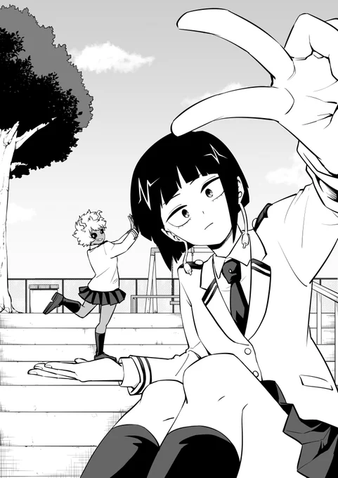 遊ぶ女の子たち 