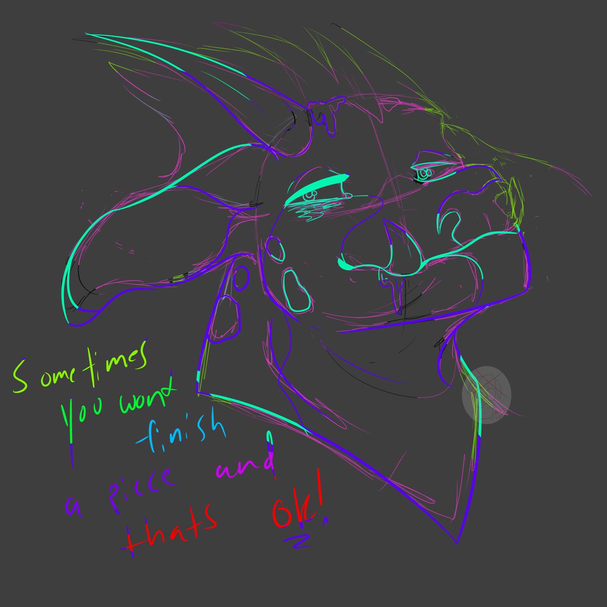 LightDecaying's tweet photo. Unfinished piece for my boy Bam https://t.co/XxixbJJiGp