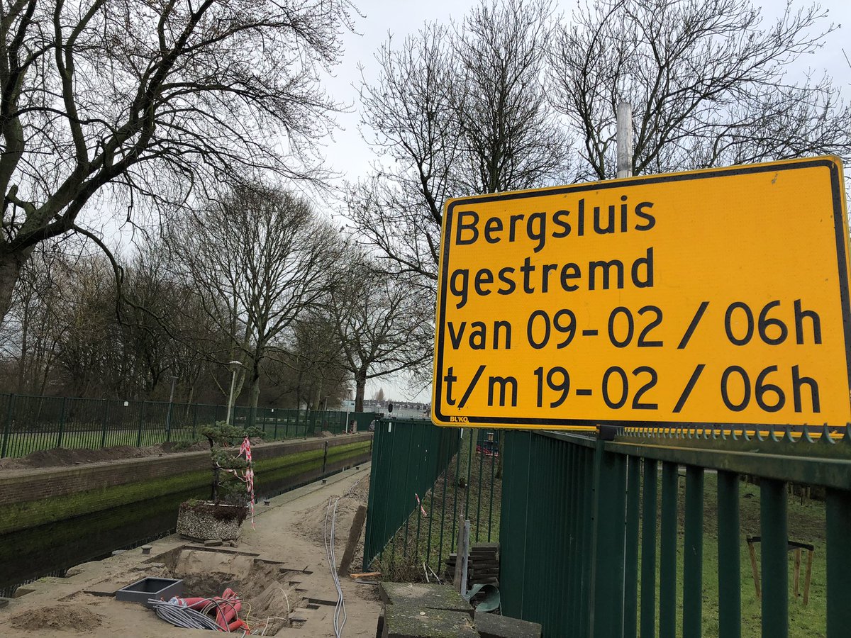 Andrewerk's tweet image. Werkzaamheden Bergsluis gestart. #besturingopafstand @iburo010 @Stadsbeheer010