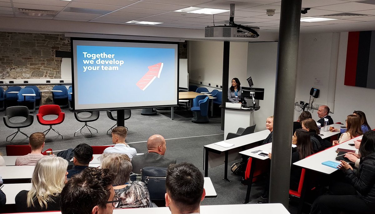 UCLanBurnley's tweet photo. This morning we are hosting a Degree Apprenticeship event, showcasing the courses we have available in Burnley and hearing from some of the students and employers currently benefiting from degree apprenticeships. #NAW22 #StudyinBurnley https://t.co/njNjf0kayb
