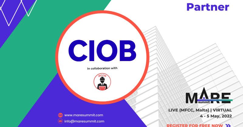 MareSummit's tweet photo. Meet our official partner, @theCIOB.

They are the world’s largest and most #influential professional body for #construction #management and #leadership. Find out more about them at #MARESummit22! 🌐

📆 4th - 5th MAY, 2022 | Live (MFCC #Malta) + Virtual