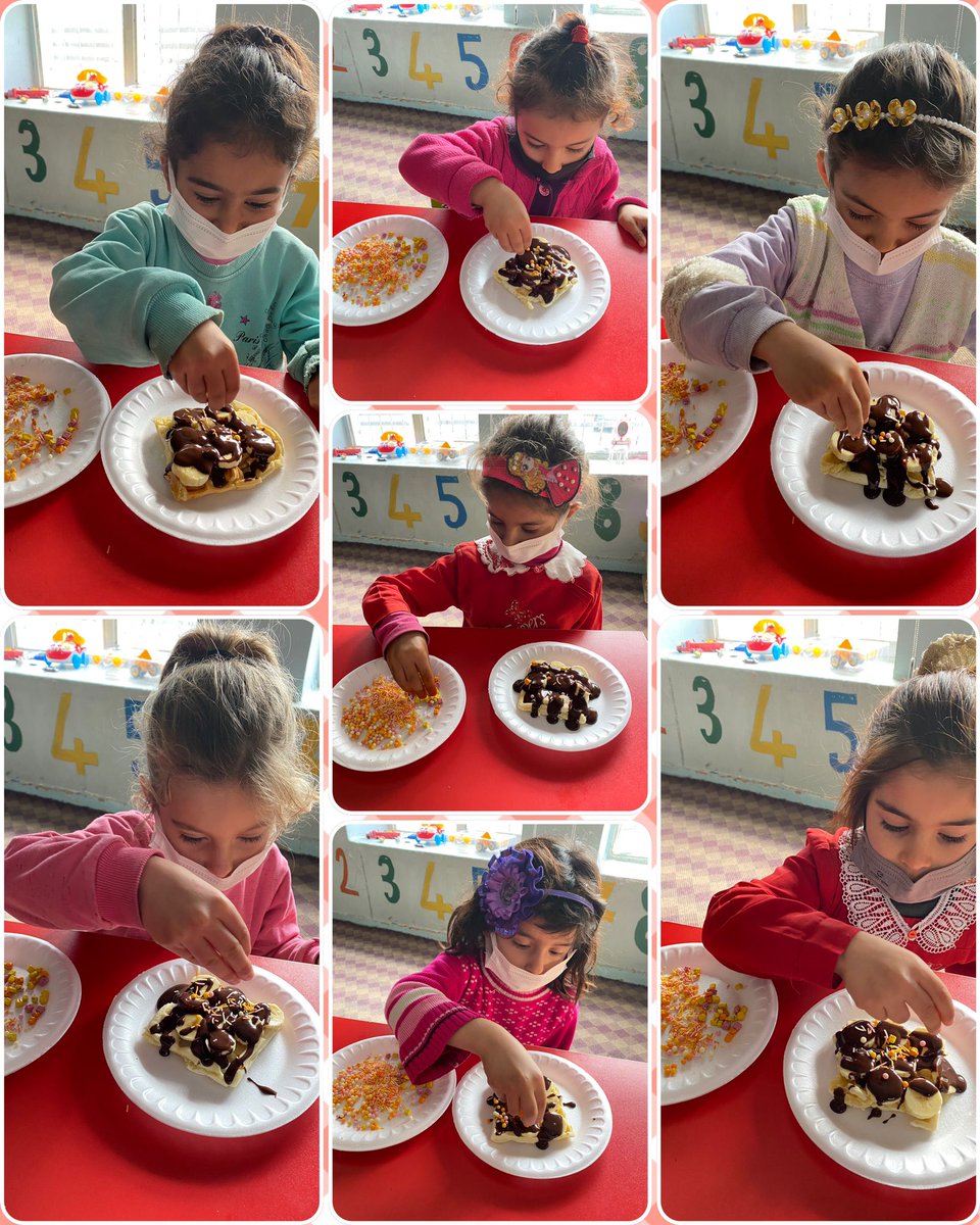 Anasınıfı öğrencilerimizin waffle yapma etkinliği. <a href="/BirecikMem/">Birecik İlçe Mem</a> <a href="/TurgutMehdi/">Mehdi TURĞUT</a>