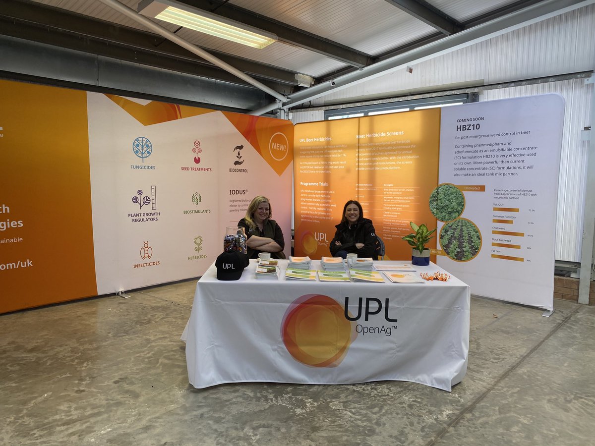 BBRO_Beet's tweet photo. BBRO are pleased to have @UPL_UK with us @ #BeetTech22 following some joint trials on herbicide actives. https://t.co/4X20K6IY7C
