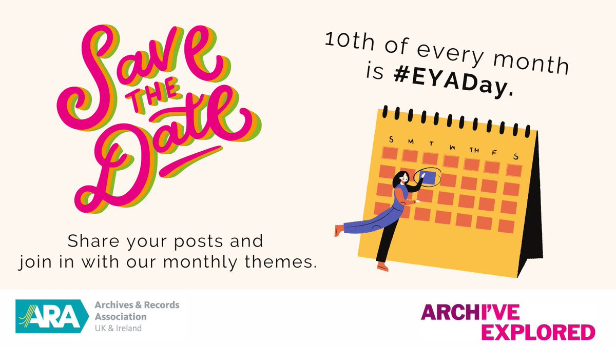 Happy #ExploreYourArchive Day! 🥳🥳🥳

Our February theme is LETTERS 💌 

We've seen some amazing letters being shared this month, what will we discover on #EYADay?? 

#explorearchives #EYA #EYALetters  

💌📮📬📜