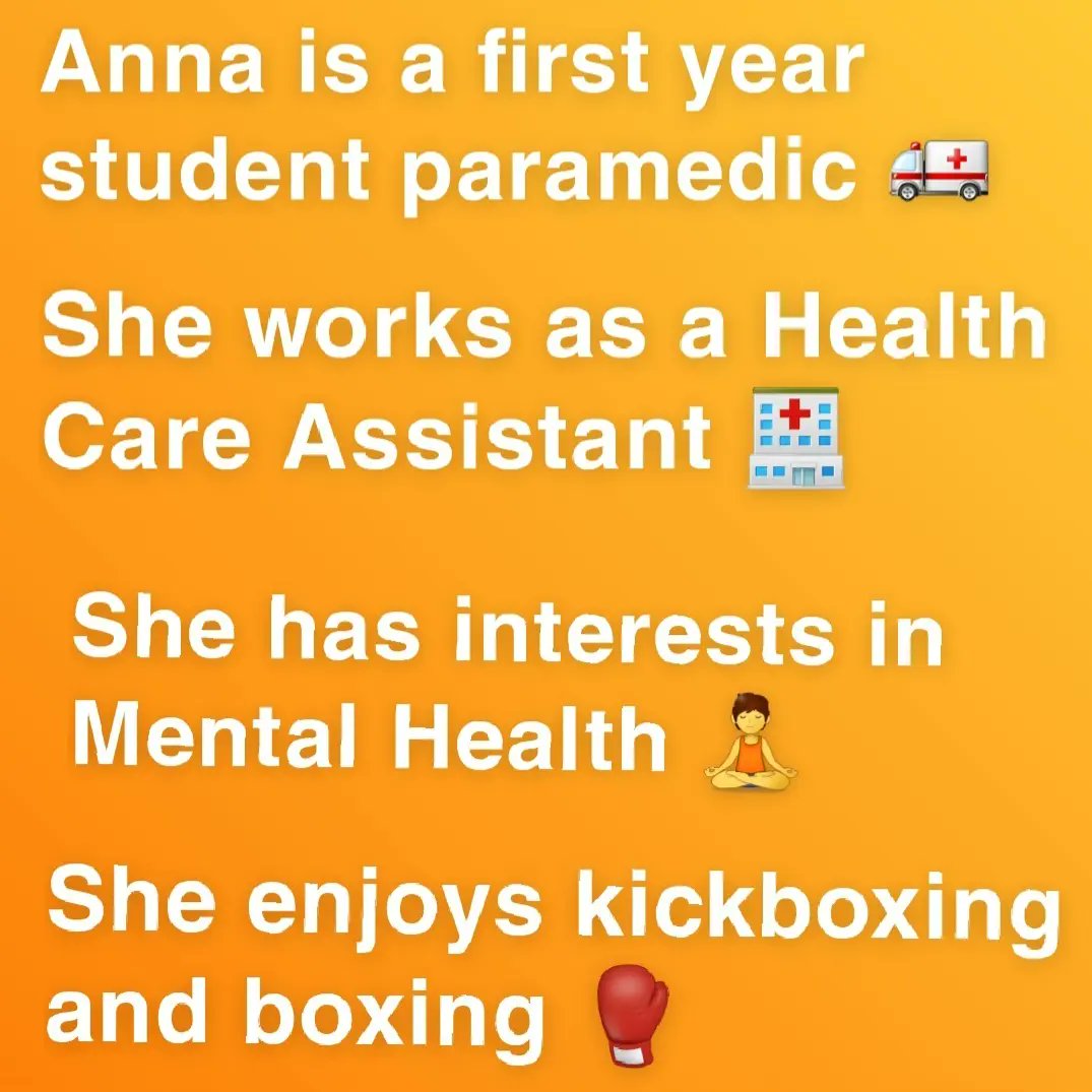 ⭐ MEET THE PARA SOC COMMITTEE⭐ Social Media Rep (1 of 2) - Anna Earnshaw #paramedicsociety #university #studentsunion #uog #SU #study #student #lgbt #studentlife @uniofglos