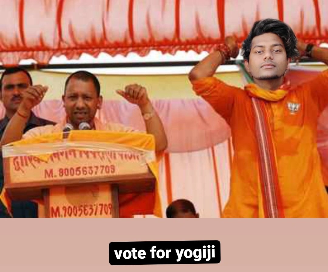ViJaiswar's tweet photo. vote for yogiji.
#UttarPradeshElections2022 
#YogiWillBeBack https://t.co/yh8ZsIBHkP