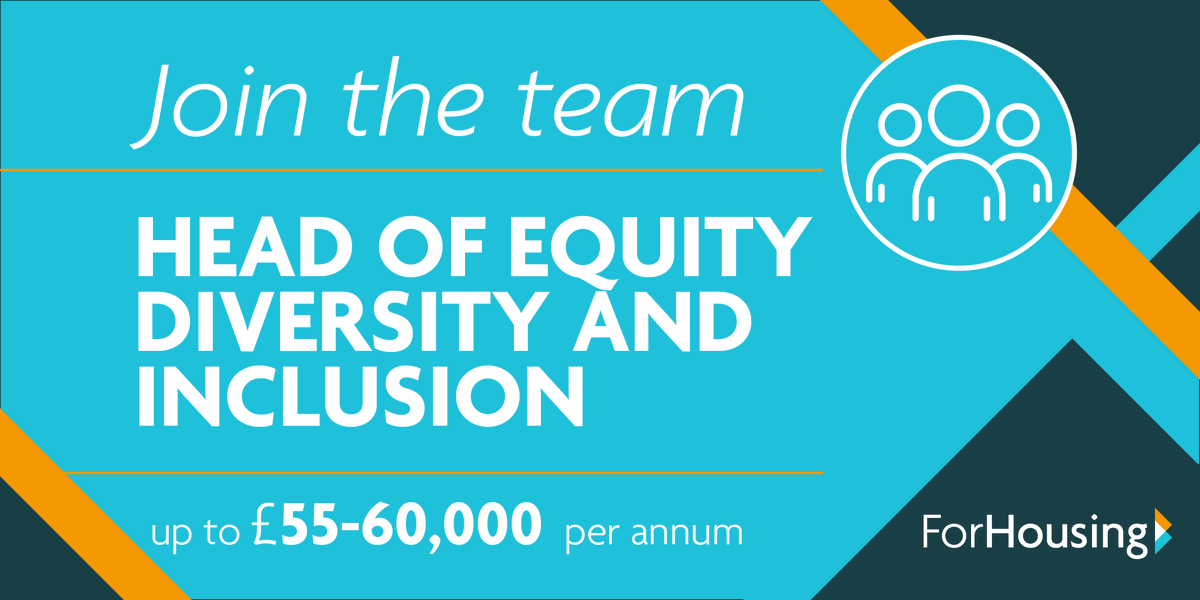 ForHousing's tweet photo. We’re #hiring! We’re looking for a credible Equity, Diversity and Inclusion thought leader and influencer with a proven track record of delivery and interaction with leaders and colleagues. Know anyone who might be interested? https://t.co/7mlZ8cytbp #Careers #EDI https://t.co/r6kGmrIWjI