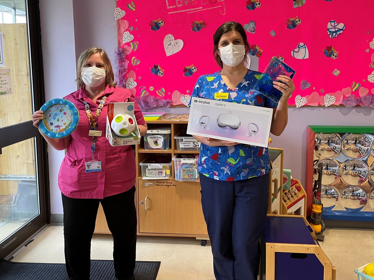 ruhxcharity's tweet image. Bath-based Altus, a financial services consultancy and software provider have funded specialist sensory and VR equipment for the children's ward @RUHBath  via a golf day. The equipment will reduce anxiety and provide distraction @RUHBath's youngest patients.