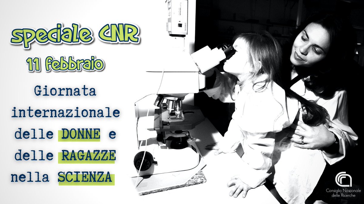 #11febbraio Giornata internazionale delle #donne e delle #ragazze nella #scienza
#Cnr sostiene l'accesso allo studio delle materie STEM alle ragazze e l'accesso paritario alla scienza
#WomeninScienceDay tutti gli appuntamenti nello #specialeCNR👇
cnr.it/it/speciale-gi…
<a href="/MC_Carro/">MariaChiara Carrozza</a>