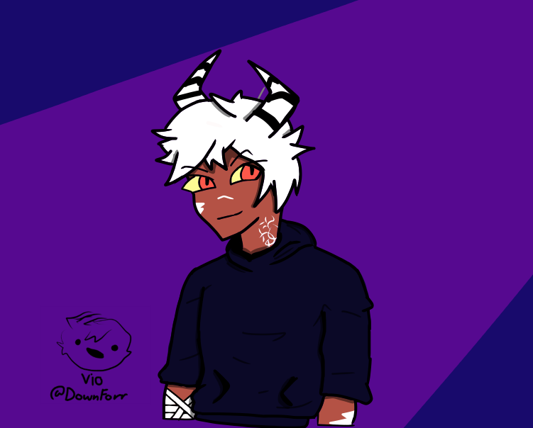 DownForr's tweet image. #HelluvaBoss  #HelluvaBossOC #impsona

A impsona that resembles me, said @Aezeryxz