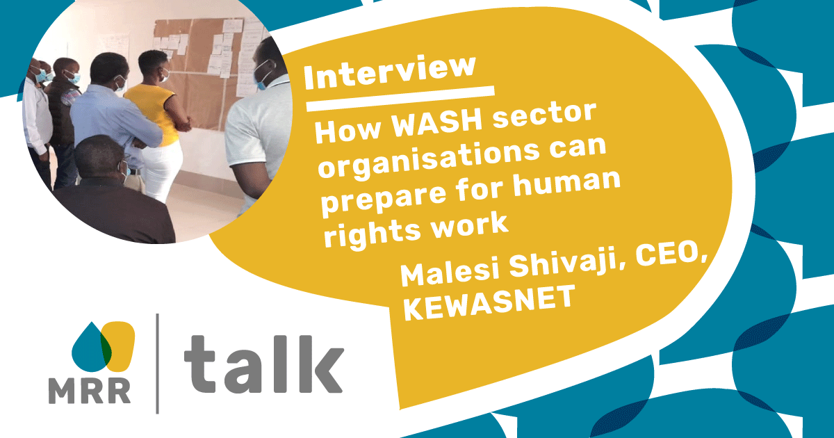 RealiseHRWS's tweet photo. WASH sector organisations have had to undergo some changes to prepare for human rights work. We spoke with Malesi Shivaji, CEO of KEWASNET to understand his experiences in Kenya. Read the post on our website to find out more: https://t.co/fIpYG6YeTr
@SamMalesi @kewasnetceo https://t.co/HlOkSnB7xQ