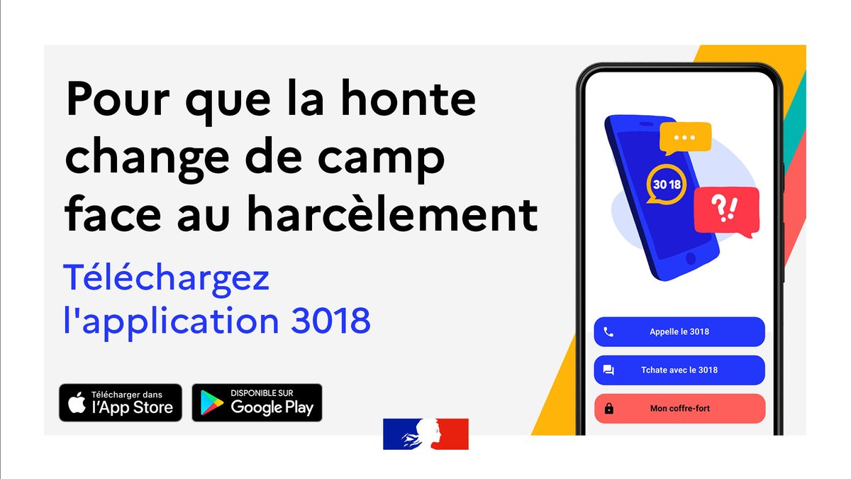 [MédiaTélévision] <a href="/eenfance/">e-Enfance/3018</a> sur <a href="/francebleu/">Guédon Laurent</a> à propos du lancement de l’application #3018 : “Une nouvelle application d'aide aux victimes de #cyberharcèlement, qui permet notamment d'adresser une capture d'écran pour documenter le harcèlement.” #App3018 
bit.ly/33grzjq