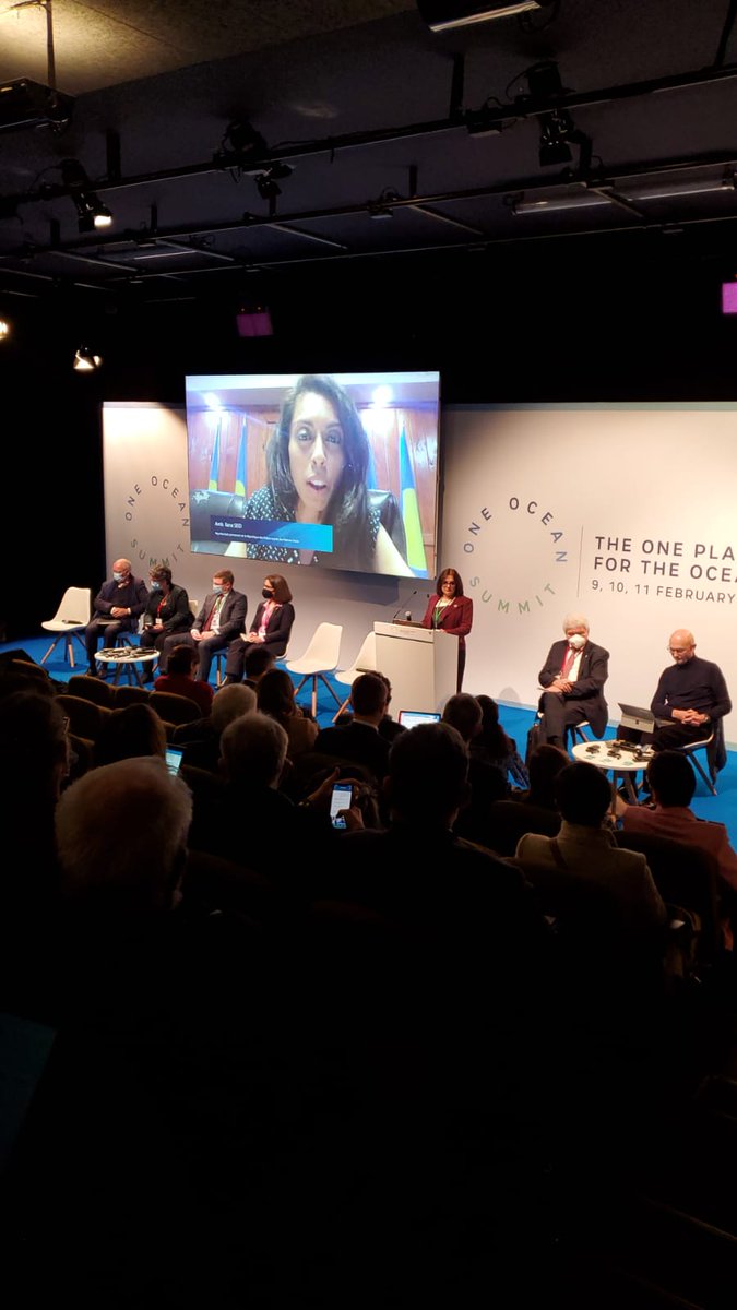 UNOceanDecade's tweet photo. #Live from #OceanOceanSummit in #Brest in the workshop “The Science we need for the ocean we want”: #Palau Ambassador Ilana Seid - ‘ We work to exchange knowledge both ways including #indigenous and local #knowledge’ #OceanDecade https://t.co/VWrhNI0nYa