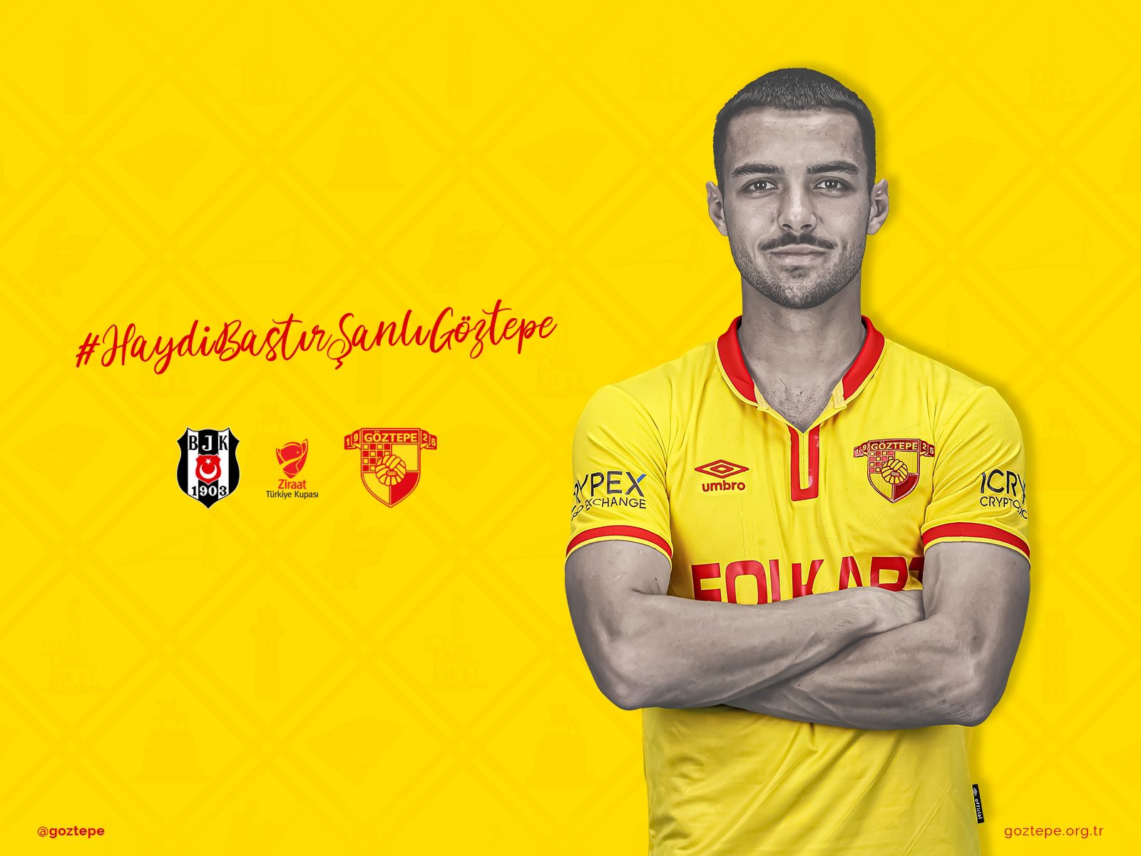 Göztepe'nin Beşiktaş Maçı İçin Hazırladığı Görsel