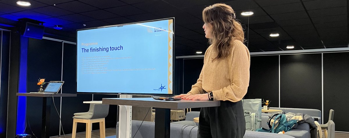 Consortiumbijeenkomst van Coach in Control, presentaties van de resultaten van het project door <a href="/Innovatiethialf/">Innovatielab Thialf</a> @johandejong70 <a href="/Sportstudies/">Instituut voor Sportstudies Hanze Groningen</a> <a href="/Sporthogeschool/">Sporthogeschool</a> @kennisbundel