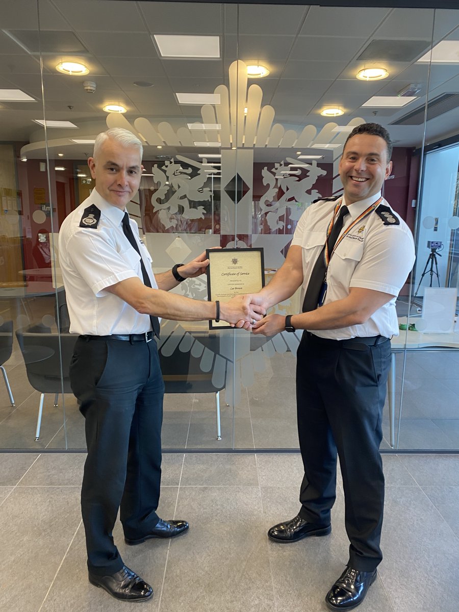 Today we said goodbye to Station Manager Lee Brown after almost 19 years of loyal &amp; dedicated service our Community🚒We would like to take this opportunity to thank him for his service &amp; wish him all the best of luck with his future endeavours👍 #Proud #FireFamily