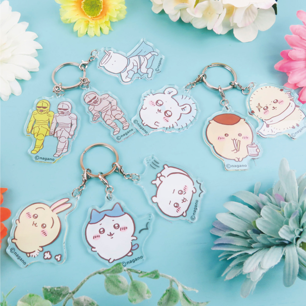 🌴新商品🌴 『3連アクリルキーホルダー』 （お部屋で過ごす／旅行いき
