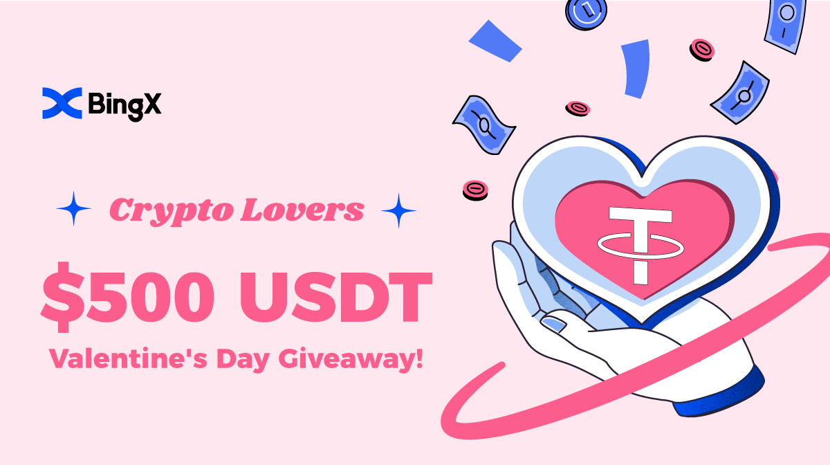 💗Just 4 more days before Valentine's Day!💗

🌹Let us know how much you love <a href="/BingXOfficial/">BingX</a> &amp; tell us which #cryptocurrency you love trading, and why, for your chance to be one of the 5 lucky winners to share $500 USDT!😍

❤️Follow BingX
❤️Tag Three friends
❤️Like &amp; Share &amp; RT
