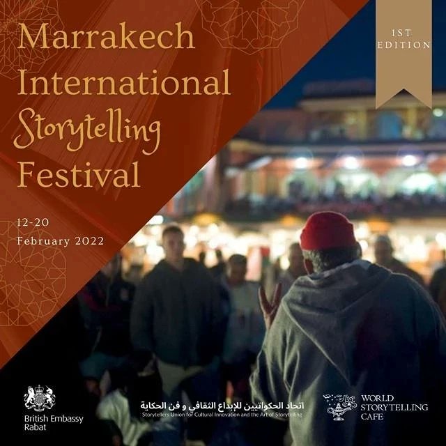 HumanStew's tweet image. Marrakech International Storytelling Festival! 

Starts Monday, 14 February 2022...