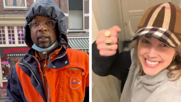 skoften's tweet image. Ach wat schattig: Nellie Benner trakteert postbode op "geheel belangeloos" cadeautje #nelliebenner #cadeau #postbode #aandacht #instagram dlvr.it/SJk4Cr