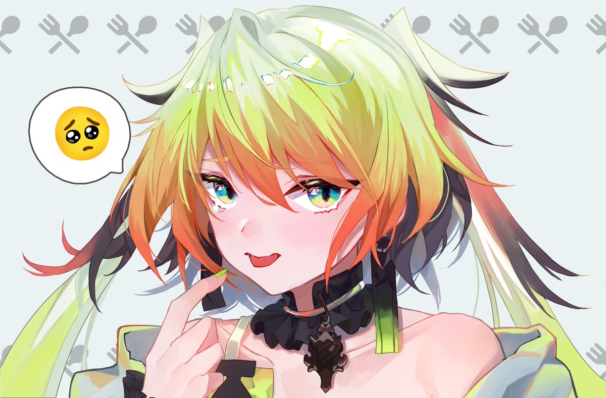 「#絵リッサ メリッサ:「これは食べられない」「これは食べられる」こないだのツイー」|しろむのイラスト