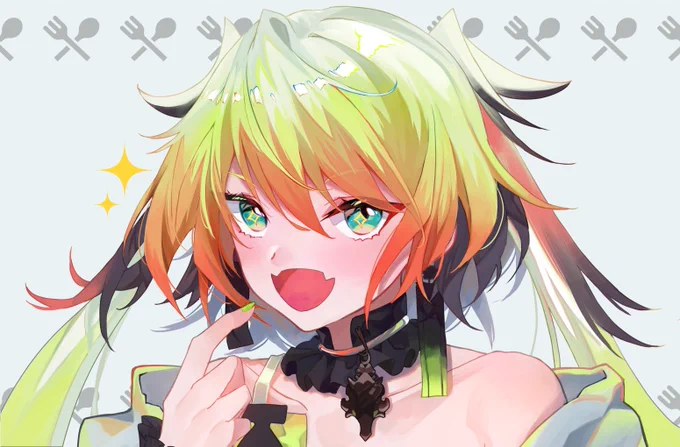 #絵リッサ メリッサ:「これは食べられない」「これは食べられる」こないだのツイート想像膨らませたらかわいかったので!! 