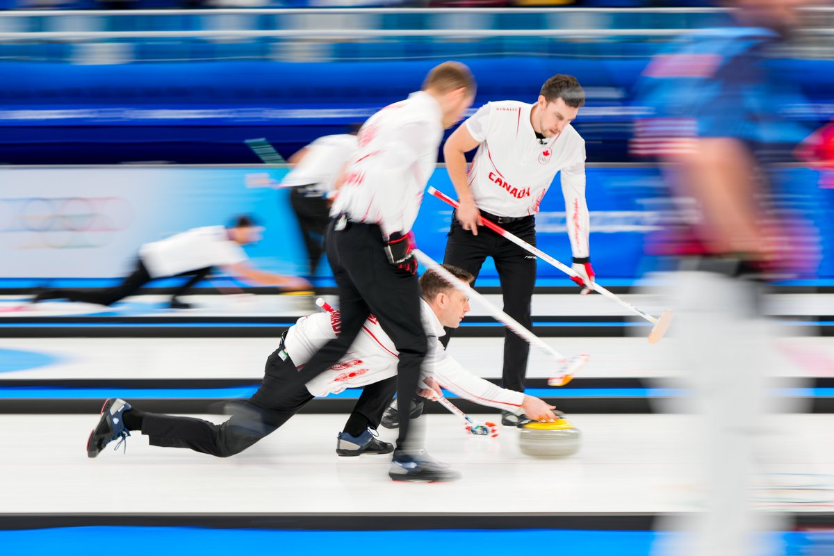TeamCanada's tweet photo. Another win for @TeamGushue 💪

They defeated Norway 6-5 to post their second straight victory at #Beijing2022 🥌

Details on their match ➡️ https://t.co/BE6Yxjm8vD https://t.co/3pHjVx3wGU