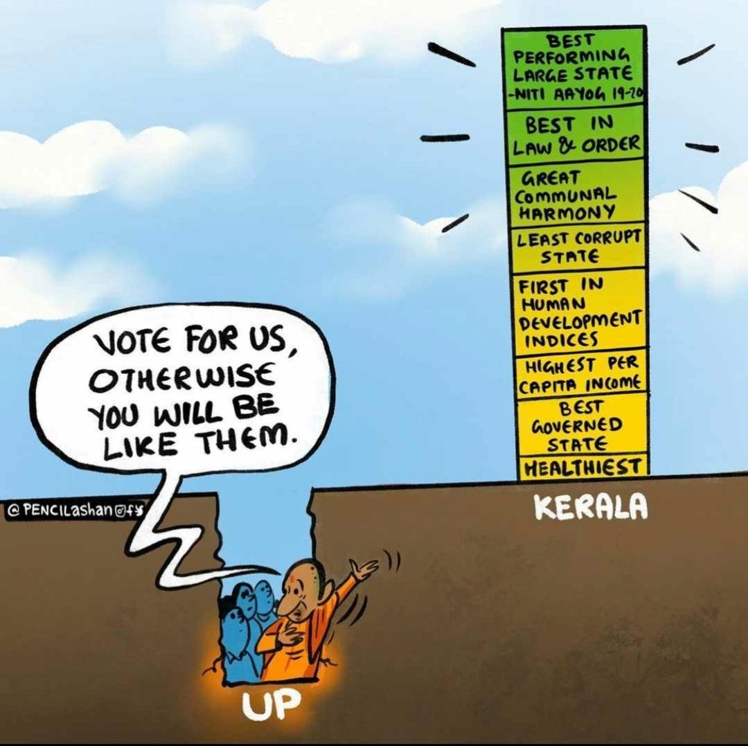 Frangle01's tweet photo. #UttarPradeshElections 
#Kerala https://t.co/yGWxIJsbcA