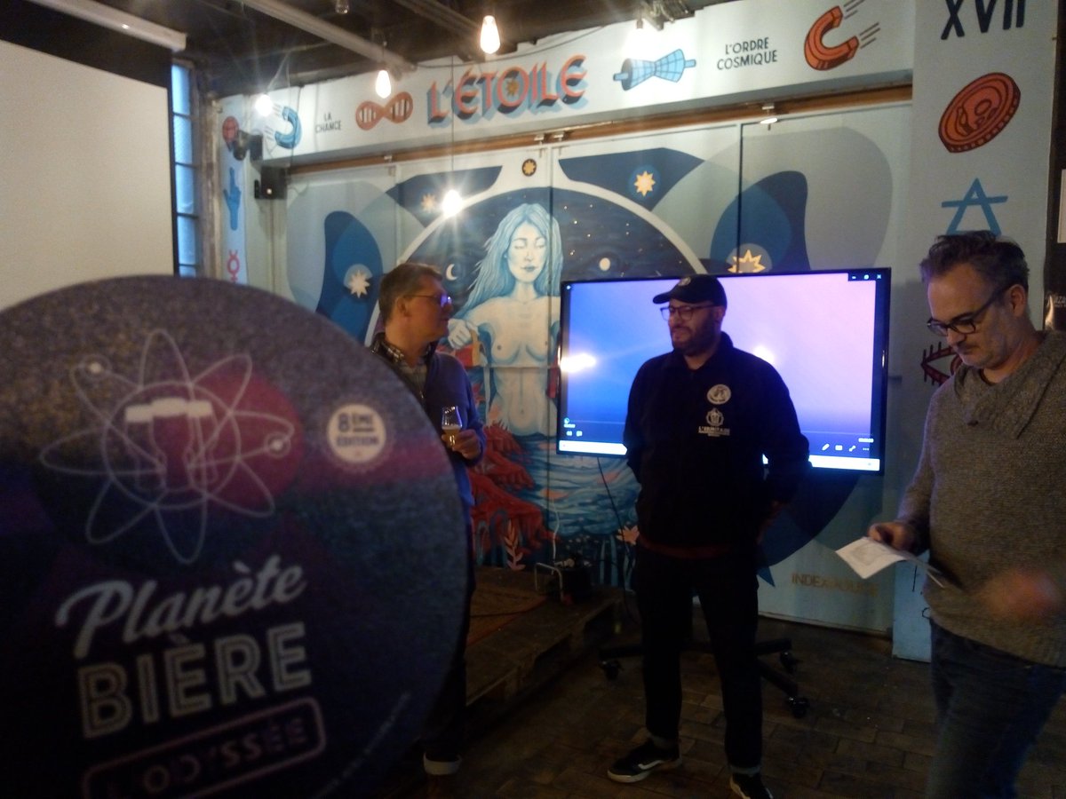 Presentatie van <a href="/Planete_Biere/">Planète Bière</a> bij Brasserie de l'Ermitage. Een 8ste editie die de terugkeer naar 'vol ornaat' wordt. De 'gratin' van de Franse bierwereld op 1 plek 🍻
<a href="/BrasseursFrance/">Brasseurs de France</a> <a href="/SNBI_fr/">SNBI</a>