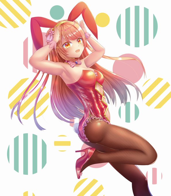 ディプラデニアバニーちゃん!🐰🥚
投票イベントお疲れ様でした…☺
(じゃぶマイの新刊セットのグッズになります)
#花騎士
#花騎士7周年 
#フラワーナイトガール
#フラワーナイトガールイラスト 