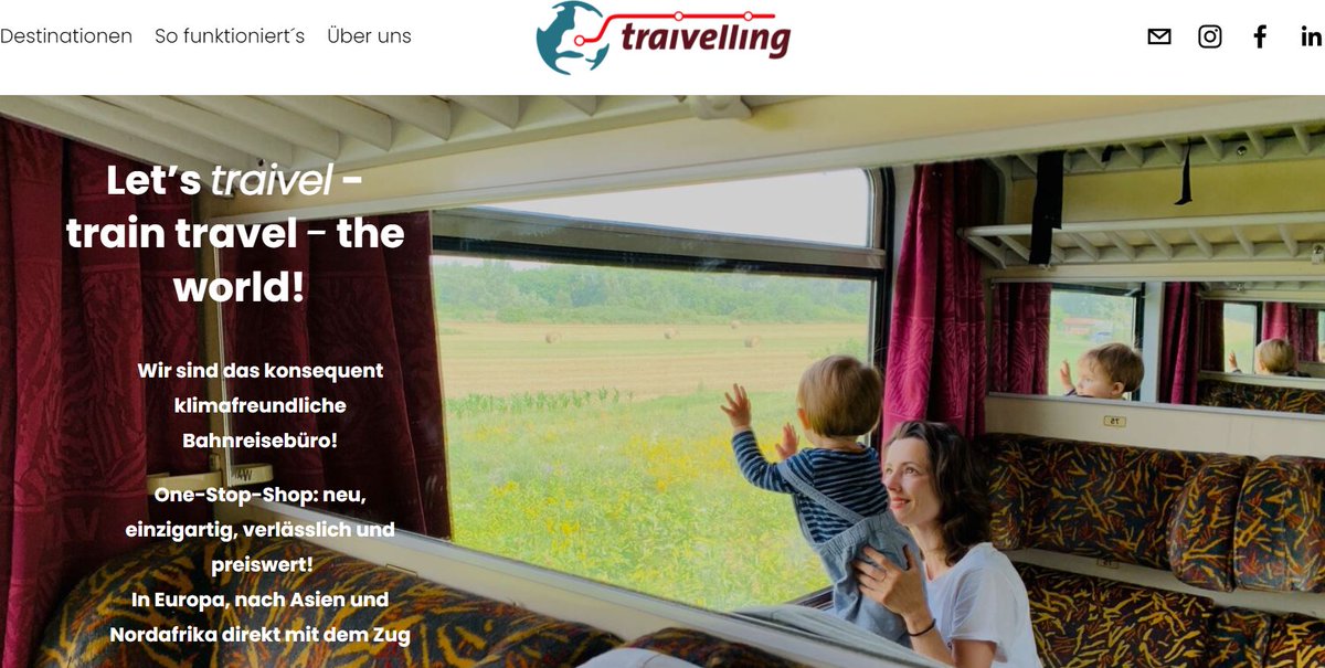 Neu in unseren News: #traivelling - das 1. klimafreundliche Bahnreisebüro bundesland.bz/news/traivelli… #startups #gründer #urlaubmitderbahn