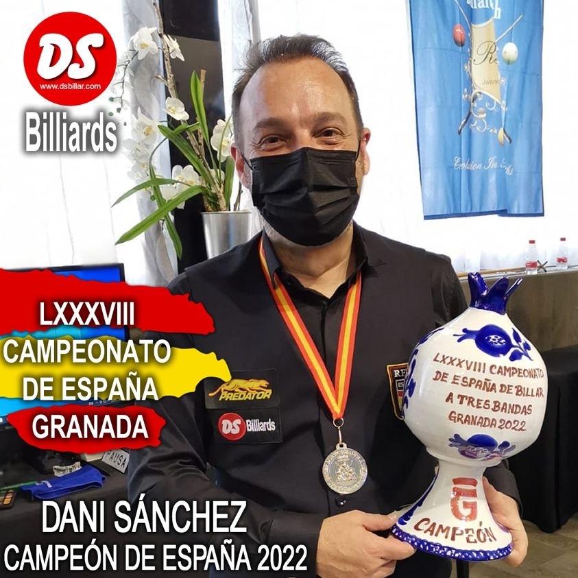 Moltes felicitats al esportista colomenc amb més títols Dani Sánchez novament campió d'Espanya de billar a tres bandes. #santacoloma #santacolomaésvida <a href="/scgramenet/">Aj. Sta. Coloma Gram</a> <a href="/nademe8/">daniel salgado</a>