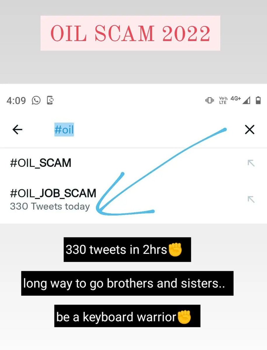 Rohit Saikia (@raja__saikia) on Twitter photo We demand disclosure of the following points:
A verified copy of our answer sheet which contains -
(i) The questions
(ii) Answers marked by us
(iii) The correct answers of all the questions
#oil_job_scam
<a href="/OilIndiaLimited/">Oil India Limited</a>
#oil_job_scam We demand disclosure of the following points:
A verified copy of our answer sheet which contains -
(i) The questions
(ii) Answers marked by us
(iii) The correct answers of all the questions
#oil_job_scam
<a href="/OilIndiaLimited/">Oil India Limited</a>
#oil_job_scam