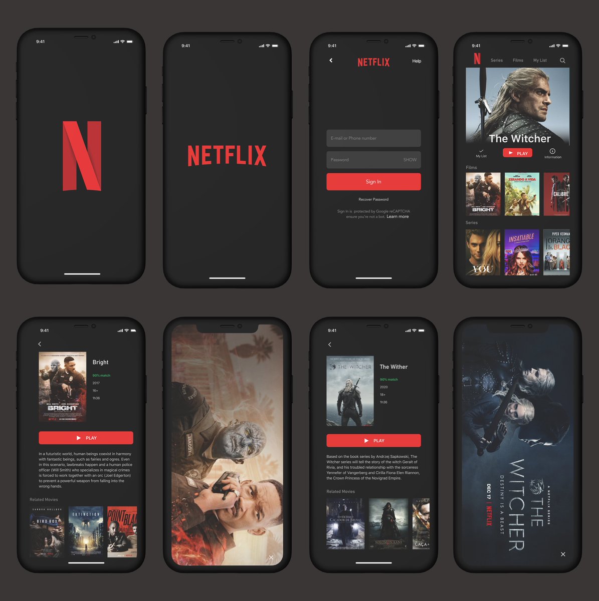_DannyDre's tweet photo. Also did a Netflix design ..  #uidesign #uiux #uiuxdesign https://t.co/Y4DQ6NWTwF
