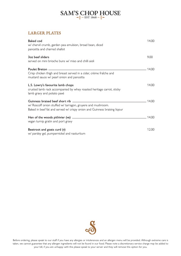 It's new menu shoot day! 

Here is a sneak peak at the menus which <a href="/PaulHusband_/">Paul Husband</a>  is shooting for us today. All courtesy of our fantastic new chef Scott and the team 🤤🤤

Book your table for our opening week next week at:

samschophouse.com/contact

#Reopening #manchester #Pubs
