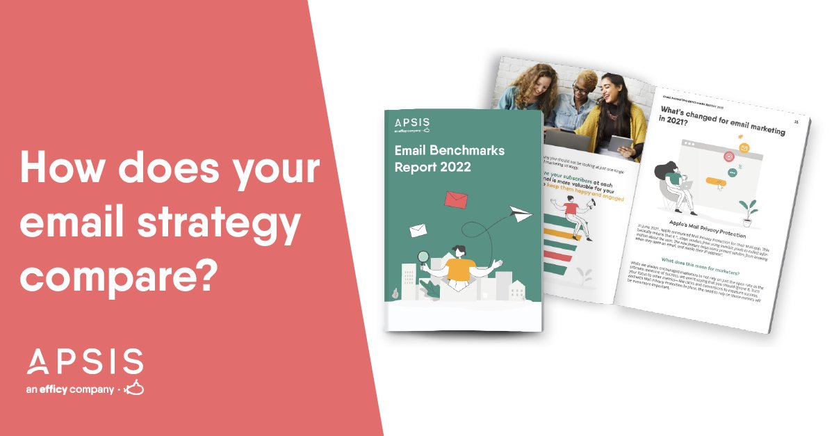 APSIS's tweet image. How well do you think your emails did in 2021? Compare how your emails performed last year with the average open, click-to-open, and bounce rates...

Get now our APSIS Email Benchmark Report and find out...
bit.ly/3oA7Gva

#emailmarketing #benchmark #APSISOne #Efficy