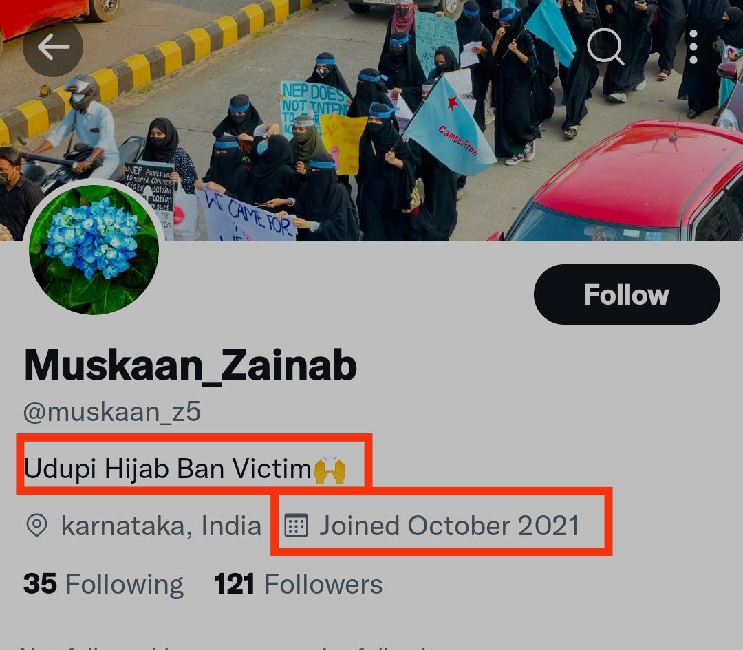 3. Just after one month, in a very similar period, all four initial alleged victims of Hijab propaganda have opened their accounts on Twitter. And started to promote the agenda of CFI by taking part in hashtag Champions.