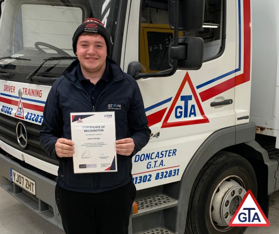 GTA_apprentice's tweet image. Thursdays learner receiving a Certificate of Recognition is:
Joshua Savage - Heavy Vehicle Lv3
Moving from Lv2 to LV3 it has been a pleasure to watch him grow as an individual and develop his knowledge/skills.
Best of luck in your upcoming End Point Assessment Josh!