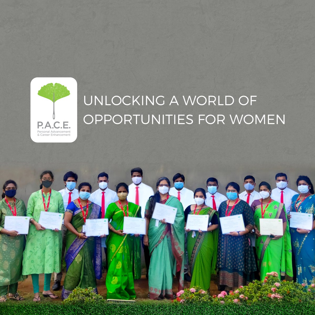 BrandixLanka's tweet photo. The P.A.C.E programme (Personal Advancement and Career Enhancement) continues its journey to India – meet our first batch of internal trainers!
#Brandix #InspiredSolutions #PACE #InspiredCommunities #WomenAtBrandix https://t.co/pOSEFyswXk