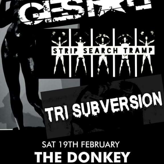 #gestalt #stripsearchtramp #trisubversion #thedonkeyvenue #leicesterlivemusic