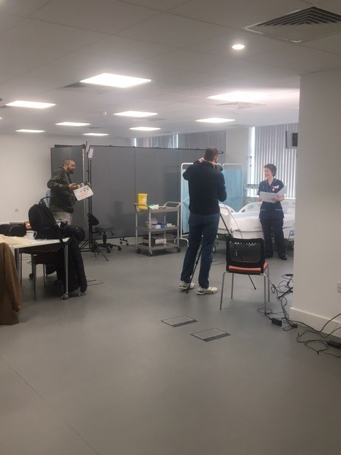 Exciting day at the HTA, we've got <a href="/Synergy_Theatre/">Synergy Theatre</a> here using our hospital mock-up for an NHS commissioned film on cancer in prisons! #lightscameraaction #timeforacloseup #innovation #healthcare
