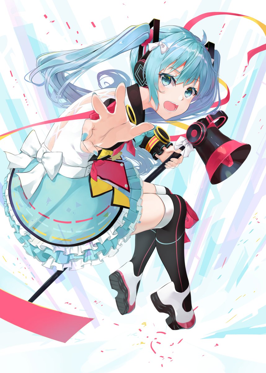 初音ミク「これだな
#この作品がなかったら今の自分は存在しなかったと言っても過言ではない作」|おくじゃん@Skebのイラスト