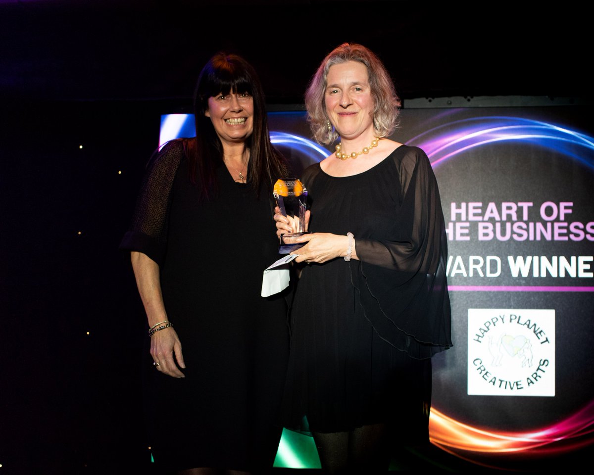 Well done to #HappyPlanetCreationCIC on winning the #HeartofBusiness Award last nights #NTBizAwards21