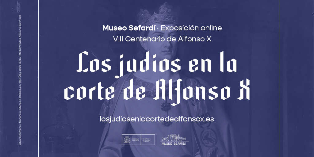 ¿Os acordáis de #NuestroColor2022 y #NuestroProtagonista2022?
Os desvelamos el misterio...

Tenemos el placer de anunciar que el próximo lunes, 14 de febrero, inauguramos la #ExposiciónVirtual “Los judíos en la Corte de Alfonso X”, enmarcada en el #VIIICenternarioAlfonsoX.