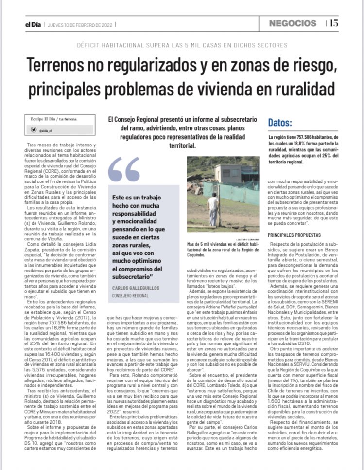 O_GutierrezS's tweet photo. En reciente visita de nuestro Subsecretario @Minvu @GuilleRolandoV nos reunimos con comisión especial de vivienda rural de @CORECoquimbo para abordar el déficit habitacional de este sector y potenciar trabajo con el fin de impulsar más proyectos que beneficien a las familias https://t.co/k5ryHpN2EN