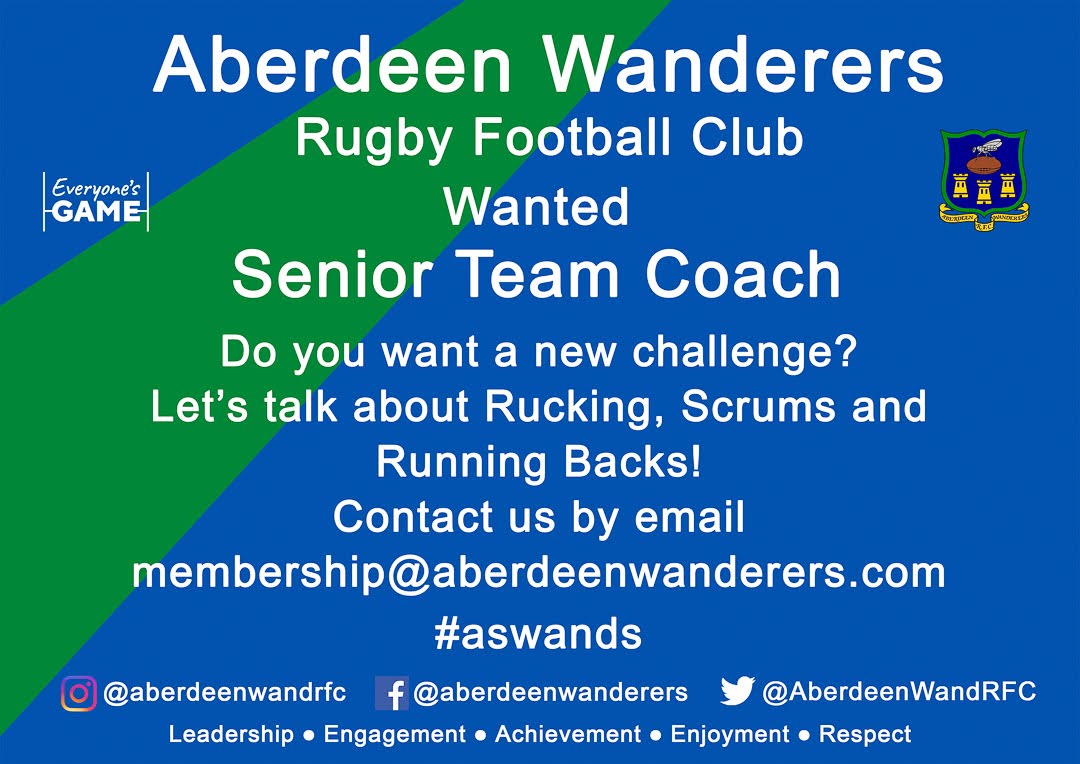 AberdeenWandRFC's tweet photo. Looking for a new challenge? Do not hesitate to get in touch.
#rugby #caleyrugby #aswands https://t.co/JpC1bsueBH